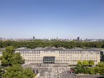 Main building of the University of Cologne with the city skyline