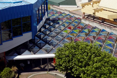 A photograph of a building at University of Konstanz.